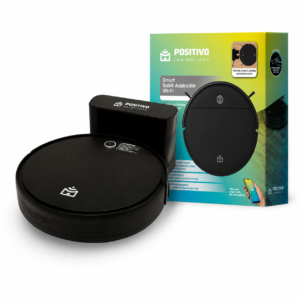 Smart Robô Aspirador Wi-Fi PRA90 Positivo 3em1