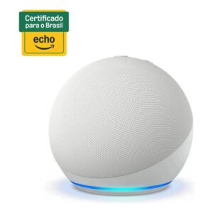 Assistente Virtual Smart Speaker Echo Dot 5ª Geração B09b8vgcr8 Com Alexa Amazon Bivolt Branco