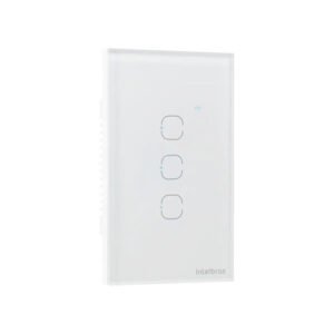 Interruptor Touch Inteligente 3 Teclas Eiw 1003 Intelbras Branco 127/220v