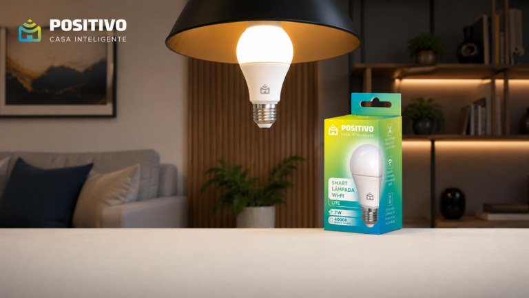Smart Lâmpada Wi-Fi Lite Positivo 7W vale a pena? Testei na minha rotina por um mês