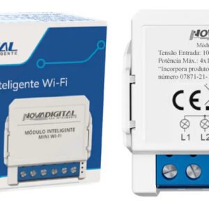 Relé Novadigital 4 Canais Wi-Fi Tuya