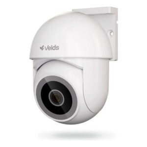 Câmera De Segurança Wi-fi 2k Velds, 360° Externo Visão Noturna E Detecção Humana, Branco
